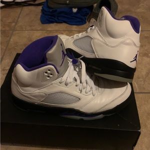 Jordan 5 Purple Concords
